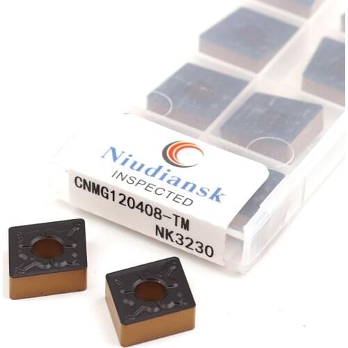CNMG120404-TM NK3230 CNMG120408-TM NK3230 CNC Lathe Processing Tools Metal Cutting Blade External Turning Insert For Steel Parts