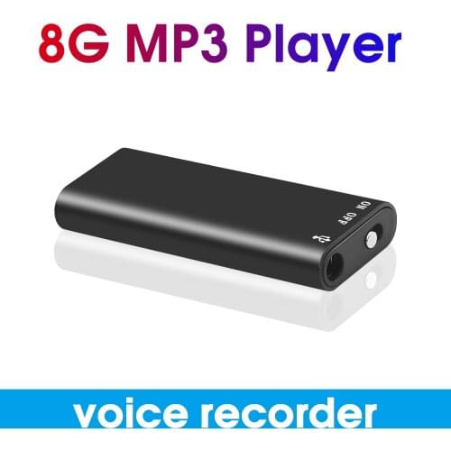 Mini Digital Audio Voice Recorder Dictaphone Stereo MP3 Music Player 3 in 1 8GB Memory Storage USB Flash Disk Drive Newest