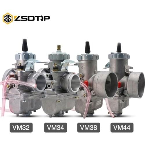 ZSDTRP Motorcycle Carburetor For Mikuni VM32-33 VM34-168 VM38-9 VM44-3 Series Round Slide Carburetor 2 /4 Stroke 42-6025 13-5006