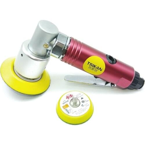 New 1pcs 2" 3" 90 Degree Air Sander Polishing Machine Eccentric Sander 90 Degree Pneumatic Polisher Tool