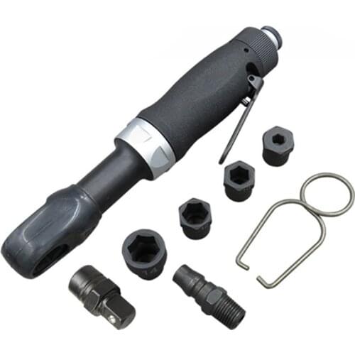 Original Taiwan Punch Type Air Ratchet Wrench 1/4 Inch Pneumatic Threading Spanner Bend Wind Screwdriver