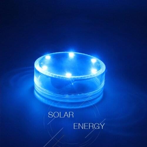 Underwater Dive Light Solar Lawn Lamp Garden Decoration LED Street Light Float Pool Lamp Remote Colorful Ground Lamp Waterproof