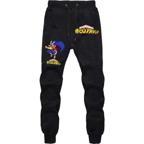 Anime My Hero Academia Pants Men Sweatpants Men Joggers Hip Hop Streetwear Track Pants Fitness Trousers Autumn Winter Long Pants