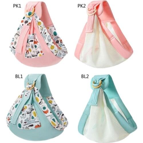 Baby Carrier Sling Infants Wrap Hipseat Breastfeed Birth Nursing Cover Backpack Feeding Sling Easy Wearing for Newborns G99C