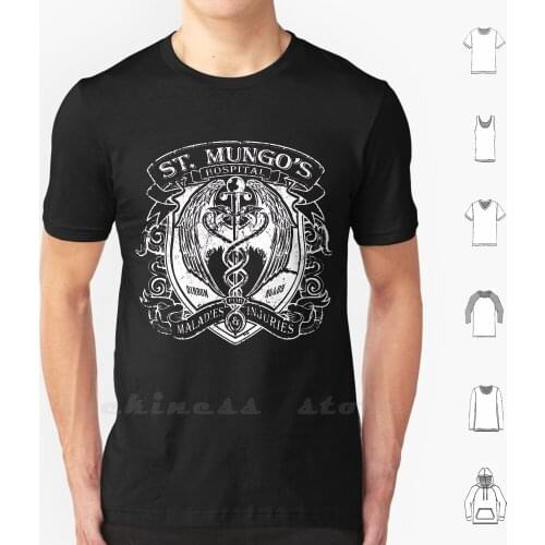 St. Mungos For Magical Maladies And Injuries T Shirt Custom Design Print Voldemort School Wizard Wand Magic Rowling Mungos