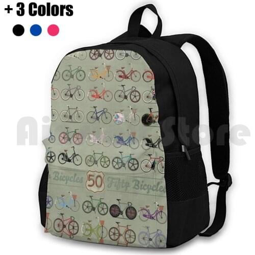 Fifty Bicycles Outdoor Hiking Backpack Waterproof Camping Travel Bike Bikes Cycle Cycling Bicycle Bicycles Fixie Fixed Gear