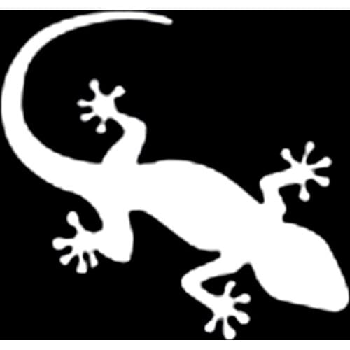 10cm X 9cm Creative Car Sticker Gecko on The Wall Lizard Accessories Vinyl Car Styling Cover Scratches Waterproof PVC