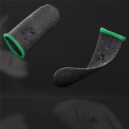 2pcs Sweat-proof Games Thumbs Finger Sleeve For PUBG Mobile Game Smartphone Game Play Fingers Gloves for Black Shark Accessories