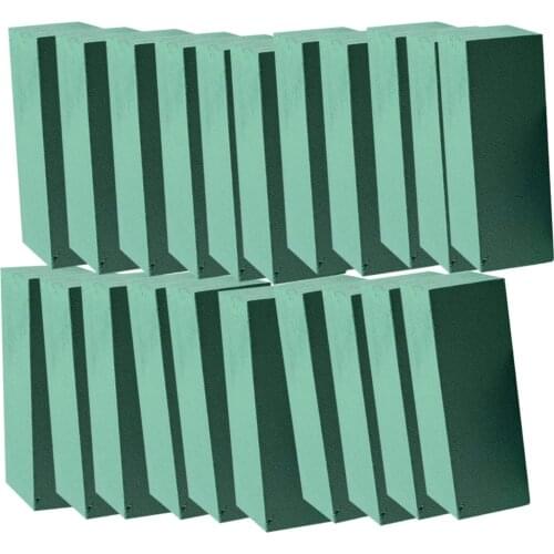 5Pcs Creative Floral Foam Block Styrofoam Bricks Flower Brick Mud Flower Holder Florist Supplies Home Garden Decoration Green