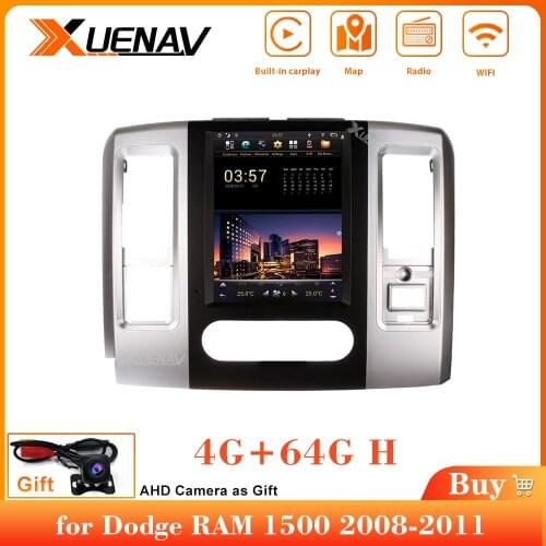 Car GPS multimedia Player for Dodge RAM 1500 2008-2012 2 Din Android System Auto Car Stereo Car GPS Navigation System