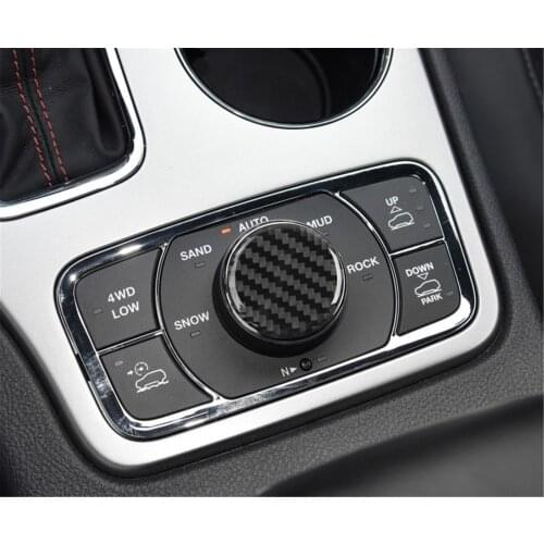 Four-wheel Drive Switch Knob Cover Trim Sticker for Jeep Grand Cherokee 2011+ Stylish Car Accessories Interior Decoration