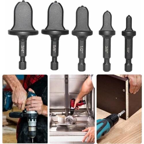 Hexagonal Handle Tube Pipe Expander Support for Air Conditioner 3/4 5/8 1/2 3/8 1/4 inch Conditioning Drill Bit Pipe Flaring
