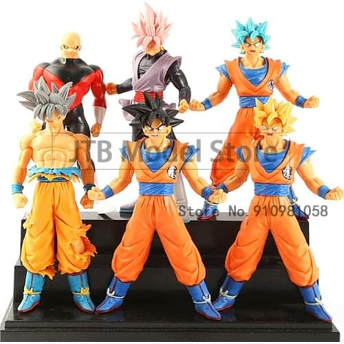 Dragon Ball Z Figure Action Figurine Anime Super Saiya Kakarotto 7 Inch DBZ Son Goku Figma Jiren Model Collection Ornaments Toys
