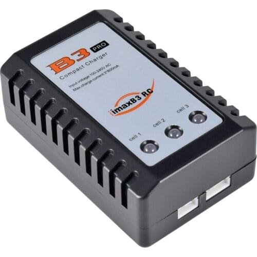 Good IMAX B3 Pro RC Compact Charger AC 2S 3S Lipo Battery Adapter 7.4V 11.1V Fast Balance Charger + US Power Supply