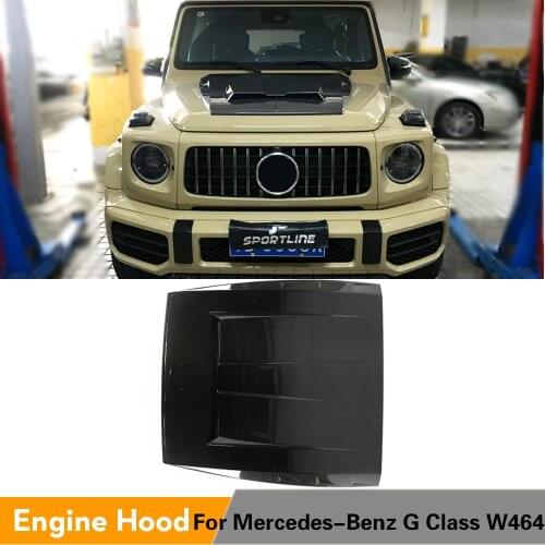 Carbon Fiber Engine Hood Bonnet Scoop G Wagon For Mercedes-Benz G Class W464 New G350D G500 G55 G63 AMG 2019