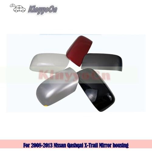 Kinyyocn For Nissan Qashqai X-Trail 2008 09 10 11 12 13 14 - 15 External mirror Cover Rearview Mirror Cover side mirror Housing