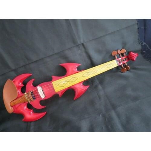 Red color crazy-1 SONG art streamline 5 string electric violin 4/4 #11158