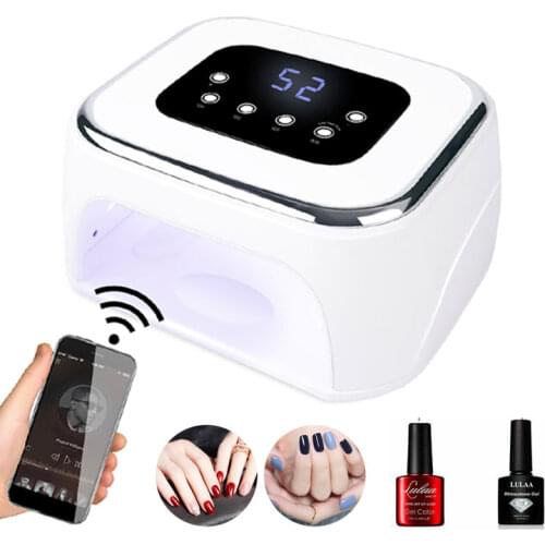 Bluetooth Speaker Nail Lamp 99W LED Nail Dryer For Manicure Curing All Gel polish Nail Lamp 42 Pcs Led 10/30/60/90s Auto Sensor