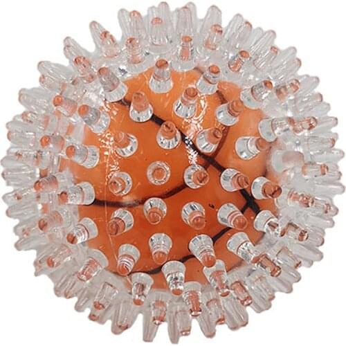 Legendog Dog Ball Toy Spiky Bounce Bite Proof Dog Play Ball Dog Squeaky Toy Pet Chew Toy Dog Chew Teething Train Cleaning Toy