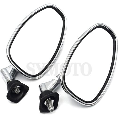 Motorcycle Rearview Mirror For Yamaha FZ6 MT-03 XJR400 XJR1200 XJR1300 FJR1300 XVS650 XV950 VMAX12 VMX12 VMX17 V-MAX BT1100 10mm