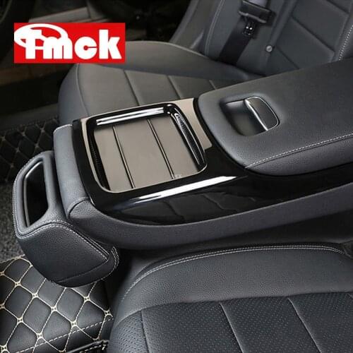 For Mercedes Benz E Class W213 E200L 300L 320L 2016-2020 ABS Car Rear Row Seat Armrest Cover Trim Frame Car Styling Accessories