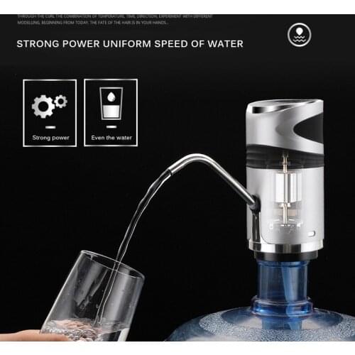 Bottled Water Pump Electric Water Dispenser Automatic Electric Water Pump Drinking Switch Water Pumping Device home Rechargeable