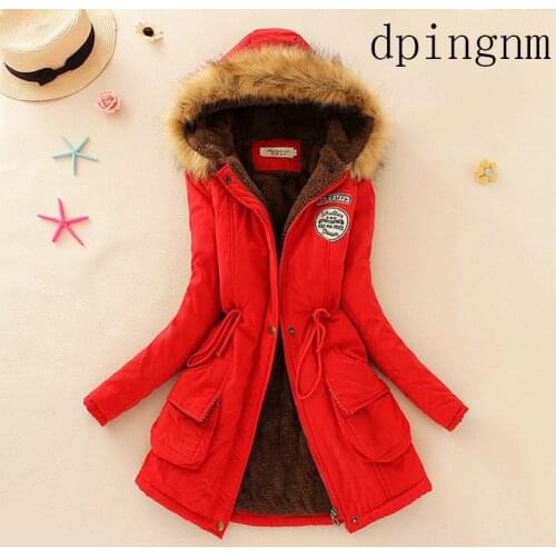 2018 New Parkas Female Women Winter Coat Thickening Cotton Winter Jacket Womens Outwear Parkas for Women Winter