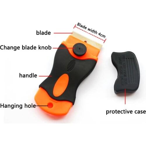 New Fashion Window Tint Tool Glass Oven Plastic Scraper 1.5" Razor Blade Holder Raspador