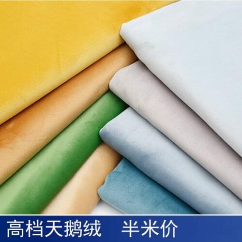 50x148cm Solid Color Thick Velvet Dutch Velvet Cloth Sofa Cover Pillow Tablecloth Curtain Fabric DIY Apparel Sewing Plush Fabric