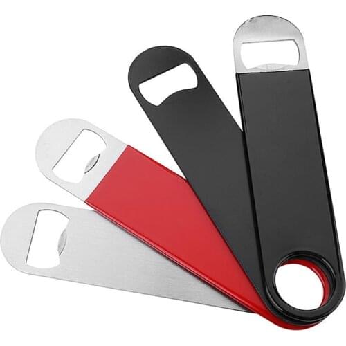 Mini Durable Remover Bar Blade Kitchen Tool Beer Bottle Opener Stainless Steel Flat Speed Bottle Cap Opener Cocina Home