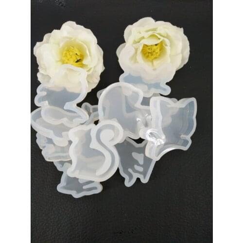 Clear Silicone Mold DIY Animal Pendant Necklace Jewelry Mould Hair Accessories Resin Craft Tool