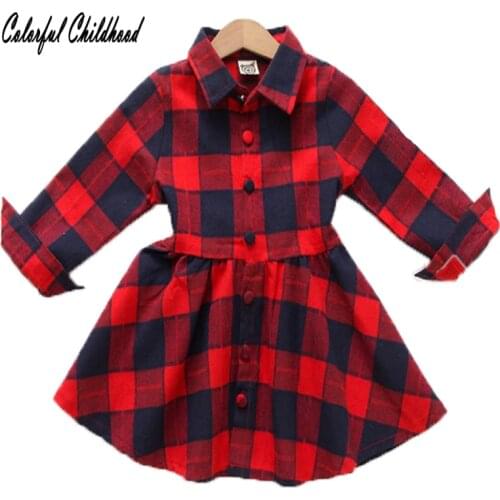 Top quality autumn girls cotton long sleeve blouse vintage plaid school girls shirts toddler casual tops baby clothes autumn