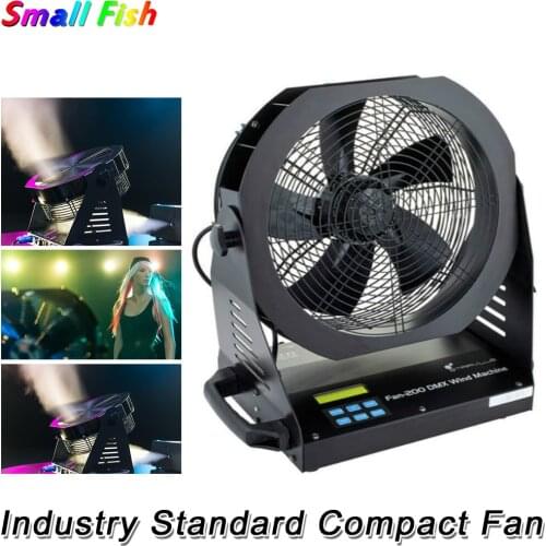 Stage Special Effect DMX Fan 200W Industry - Standard Fan Compact Fan DMX / Wireless Remote Control For Bubble / Smoke Machine