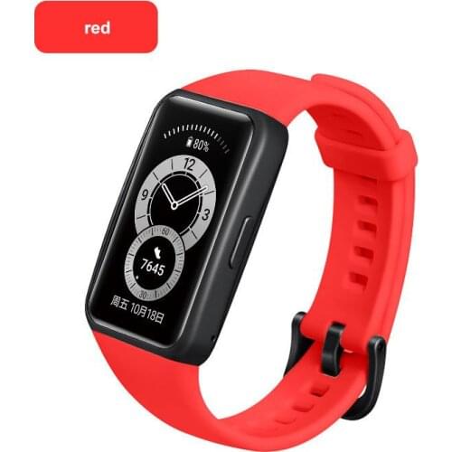 Silicone Strap for Huawei Honor Band 6 Smart Watches Soft Sport Waterproof Wrist Band Watchband for Huawei Honor Band 6
