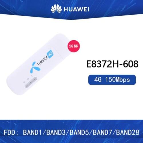 Unlocked Huawei E8372h-608 e8372h-320 Wingle LTE Universal 4G USB MODEM WIFI Mobile Support 10 Wifi Users