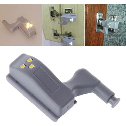 1PC Universal Cabinet Cupboard Hinge LED Sensor Light 0.25W For Kitchen Bedroom