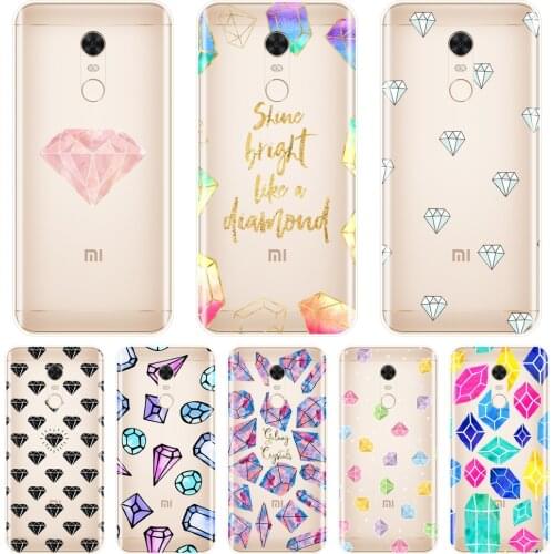 Back Cover For Xiaomi Redmi Note 4 4X 5 5A 6 Pro Prime Silicone Soft Diamond Phone Case For Pocophone F1 Redmi S2 6A 5 Plus 4A