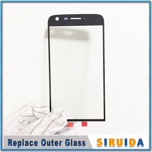 10pcs Original For LG G5 H850 H860 SE Lite H840 H845 LCD Touch Screen Outer Cover Front Glass Lens Panel Replacement