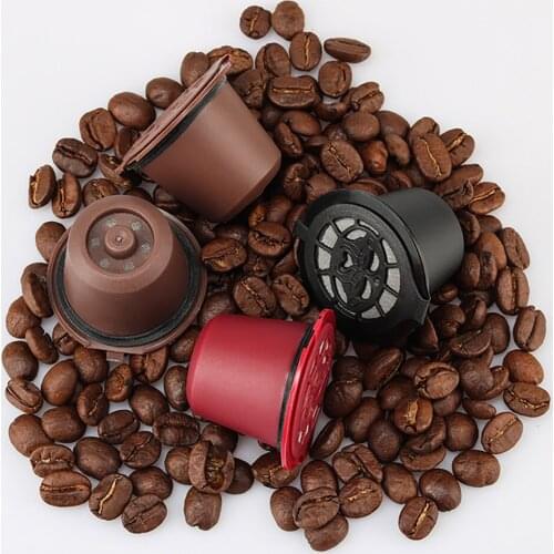 3PCS Reusable Empty Coffee Capsule Pod Stainless Steel Coffee Capsule Cup Filter