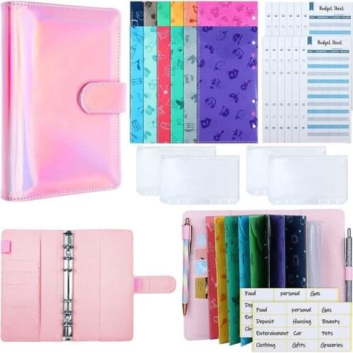 31 Pcs Budget Organizer Binder PU Leather Cash Envelope System Sets, They Are Great for Storage Cash,Money Handling