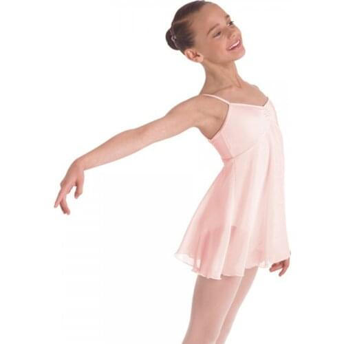 Ballet dress for girls dance dress empire lyrical dress camisole chiffon dance skirt ballroom ballerina dress kids dancewear