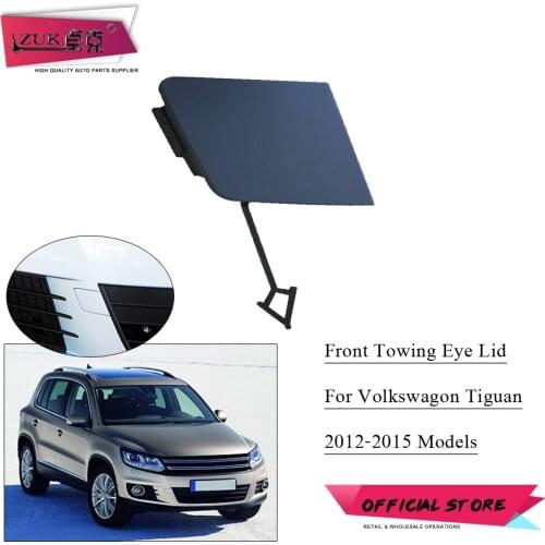 ZUK Front Bumper Towing Hook Cover Hauling Hook Cap Case Lid For Volkswagen TIGUAN 2013 2014 2015 2016 Base Color 5ND 807 241