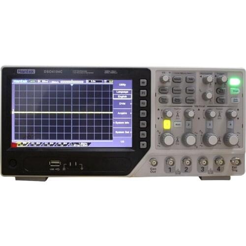 Hantek Dso4104C Digital Storage Oscilloscope 100Mhz 4channels 1Gsa/s Record Length 64K 7'' Tft Lcd better than 5102P
