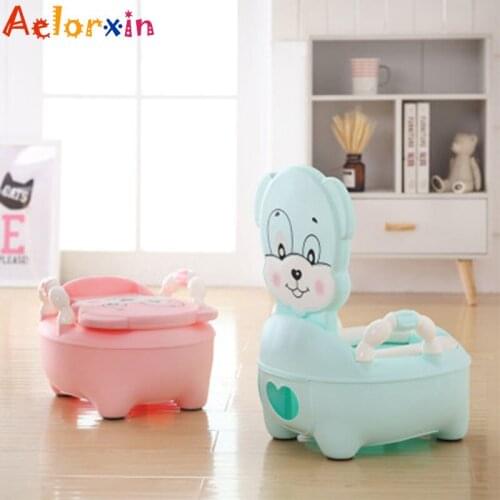 Cartoon Puppy Baby Potty Training Seat Childrens Potty Baby Toilet Kids Toilet Trainer Bedpan Portable Urinal Backrest Pot