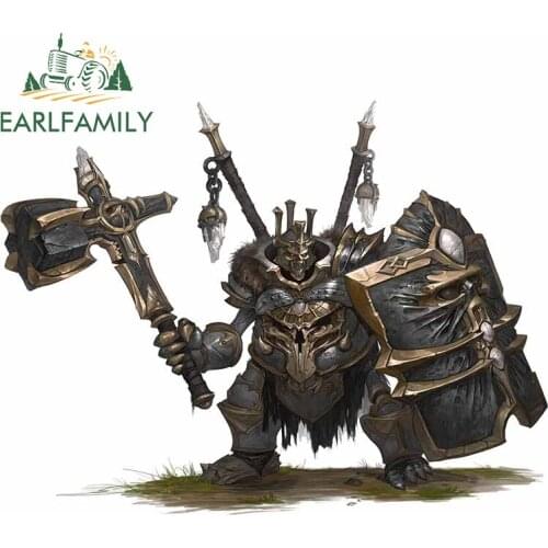 EARLFAMILY 13cm x 10cm for Warriors Car Stickers Waterproof Motorcycle Creative Custom Printing JDM Assessoires Vehicle Decal