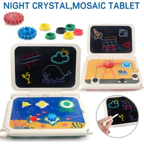 Electronic drawing board lcd screen writing Set Multi-function Foldable Tablet Handwriting Board educational toys for children