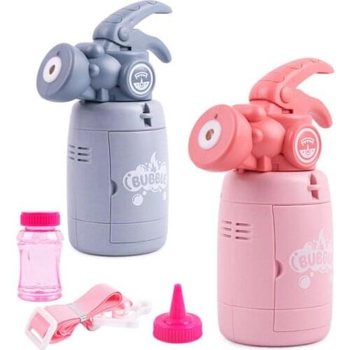 Big Bubble Toy Cute Novel Musical Extinguisher Toys Easy-using Extinguisher Bubble Blower Machine Children Gift Delicate Craft