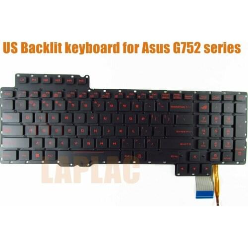 US Backlit keyboard for Asus ROG G752 G752VT G752VY G752VS G752VM G752VSK