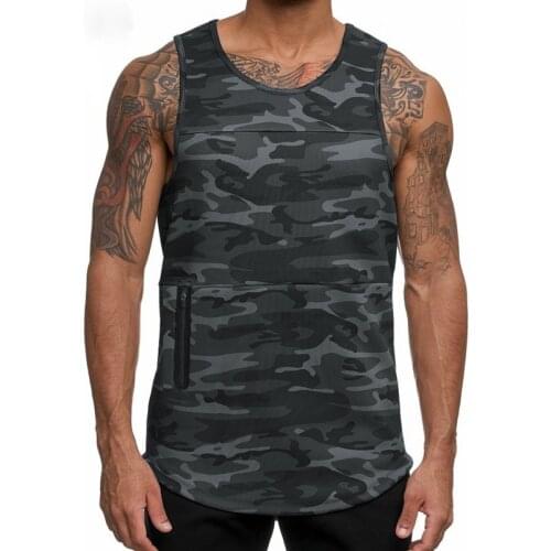 Mens Bodybuilding Workout Tank Top Running Vest Gym Sleeveless Shirt Sport Basketball Jersey Training Fitness Stringer Singlets