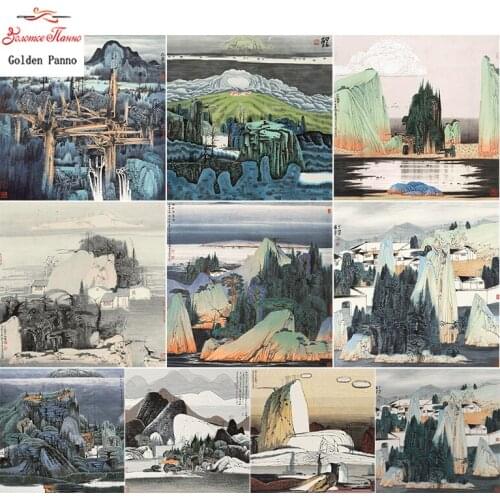 Golden Panno,Needlework,DIY DMC Cross stitch,Sets For Embroidery kit 14ct unprinted natural Cross-Stitching,christmas gifts 1122